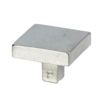 Meubelknop Jolie Carre 40 mm oud zilver, Verzenden, Nieuw