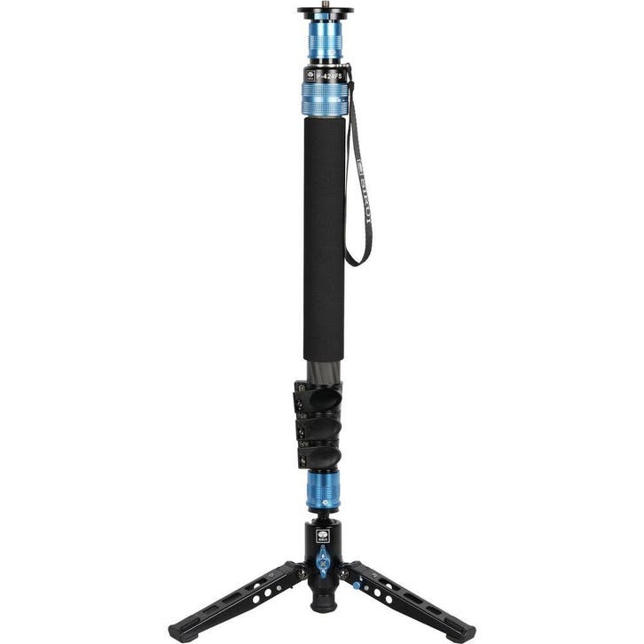 Sirui Monopod P-424FS, Audio, Tv en Foto, Fotografie | Statieven en Balhoofden, Ministatief, Nieuw, 150 tot 175 cm, Met balhoofd