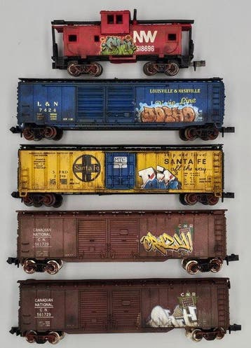 Bachmann, Atlas, MRC N - Modeltrein goederenwagon (5) - 5, Nieuw