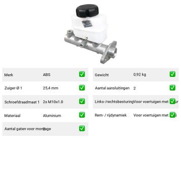 Hoofdremcilinder Kia Magentis 2.0 (GD, MS) Van 2001-05 tot 2, Verzenden, Nieuw, Kia