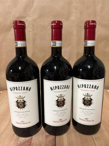 2022 Nipozzano, Frescobaldi - Chianti Riserva - 3 Magnum, Nieuw