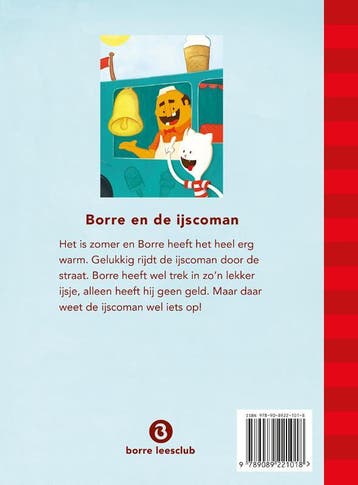 Borre en de ijscoman / De Gestreepte Boekjes 9789089221018, Boeken, Kinderboeken | Kleuters, Verzenden, Zo goed als nieuw, Jeroen Aalbers