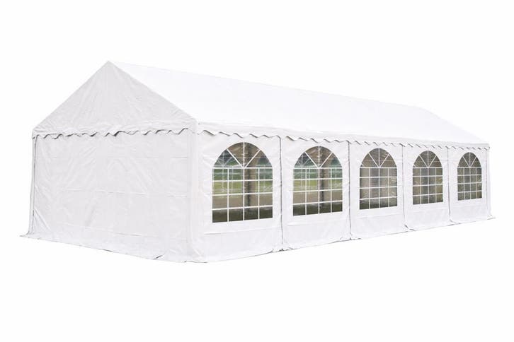 Professionele Partytent PVC 5x10x2,6 mtr in Wit (5x10 meter), Tuin en Terras, Partytenten, Partytent, Nieuw, 2 meter of meer, Verzenden
