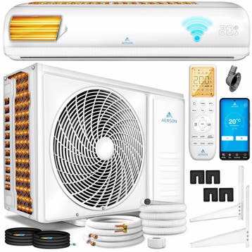 Split Unit Airco - Airconditioning - Warm & Koud - 18000 BTU, Verzenden, Zo goed als nieuw