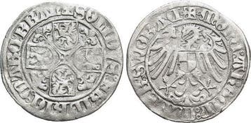 Schilling Brandenburg-franken Friedrich Iv 1495-1515, Verzenden