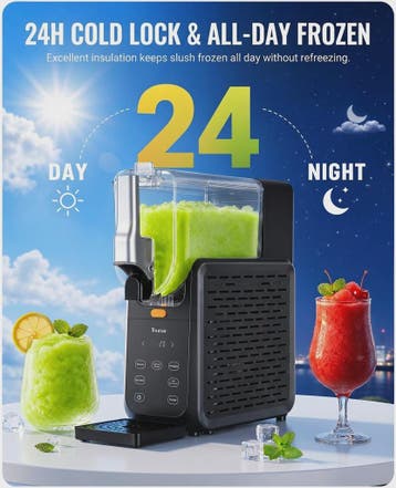Professionele Slush Machine 2.8L - Snel Bevriezen (15 min),, Verzenden, Nieuw