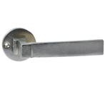 Deurklink Jolie Anvil op rond rozet oud zilver, Verzenden, Nieuw