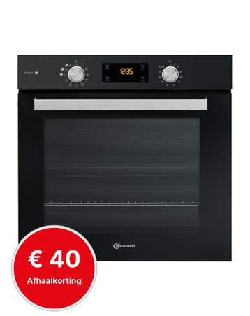Bauknecht BAK5S KP8V2 BLG inbouw oven | 71L | Zwart |, Verzenden, Nieuw