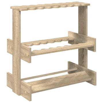 vidaXL Biljartkeu standaard Bewerkt hout 60 x 35 x 60 cm, Verzenden, Nieuw