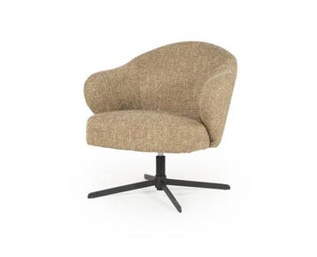 Fauteuil Connor - geel | Eleonora, Ophalen of Verzenden, Nieuw