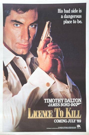 Timothy Dalton - United Artists - Licence To Kill - Jaren, Nieuw