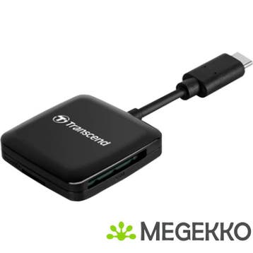 Transcend Card Reader RDC3 USB 3.2 Gen 1 Typ C, Computers en Software, Netwerkkaarten, Verzenden, Nieuw, Transcend
