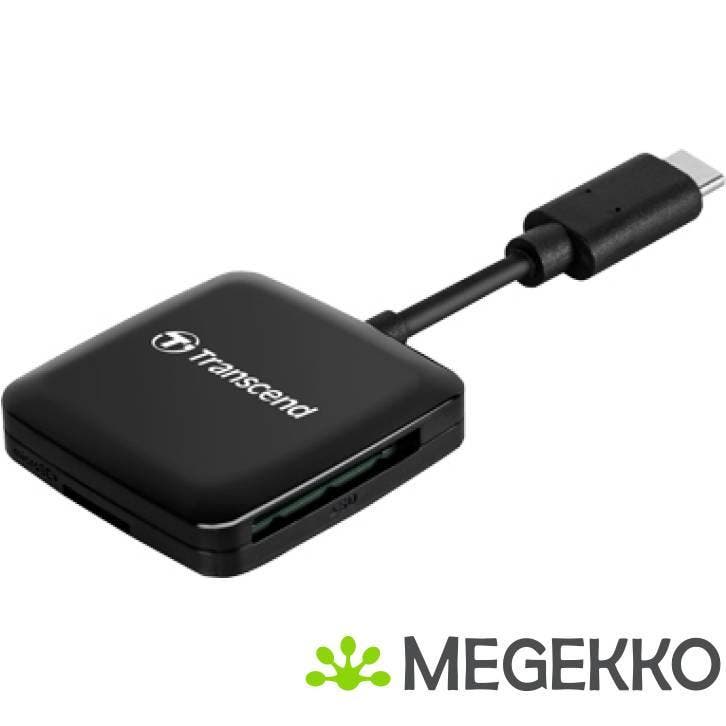 Transcend Card Reader RDC3 USB 3.2 Gen 1 Typ C, Computers en Software, Netwerkkaarten, Nieuw, Verzenden