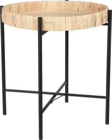 2dekans | Mica Decorations Kaj Bijzettafel - H51 x Ø45 cm -, Ophalen of Verzenden, Zo goed als nieuw