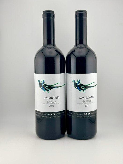 2021 Gaja Dagromis - Barolo - 2 Flessen (0.75 liter), Verzamelen, Wijnen