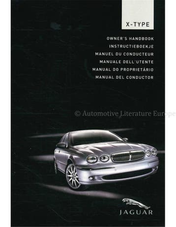 2005 JAGUAR X-TYPE INSTRUCTIEBOEKJE FRANS, Auto diversen, Handleidingen en Instructieboekjes