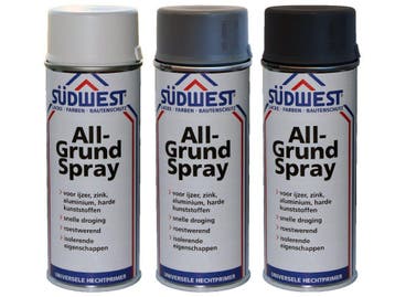 Sudwest Allgrund hechtprimer spuitbus 400ml voor ijzer, zink, Ophalen of Verzenden