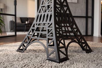 Bartafel PARIS LOFT 105cm Eiffeltoren design mangohout, Huis en Inrichting, Ophalen of Verzenden, Nieuw