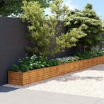 vidaXL Plantenbak verhoogd 770x50x36 cm cortenstaal, 100 cm of meer, Verzenden, Nieuw, Metaal