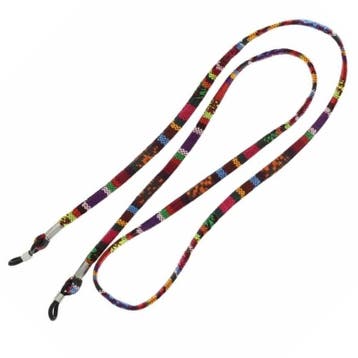 Fako Bijoux - Brillenkoord - Inka - 70cm - Bordeaux Rood, Verzenden, Nieuw