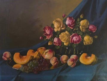 Vilmos Murin (1891-1952) - Ein Stillleben, Antiek en Kunst