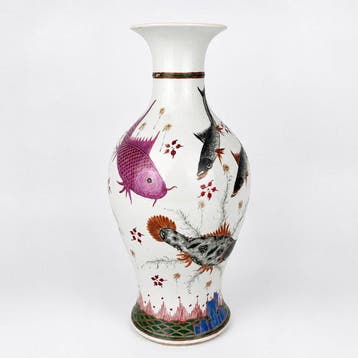 Vaas - Porselein - China - Qing Dynastie (1644-1911) -