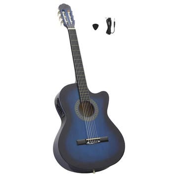vidaXL Gitaar cutaway met equalizer 6 snaren western, Muziek en Instrumenten, Verzenden, Nieuw