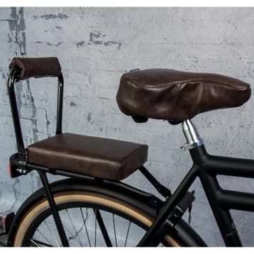 Ohmiomine Bagagedragerkussen Fietskussen Leather Look Chocol, Verzenden, Nieuw