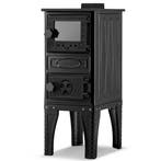 Compacte Houtkachel Kookplaat | Antraciet | Laatste Stuks!, Ophalen of Verzenden, Nieuw, Vrijstaande haard, Houthaard