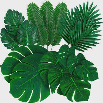 Kunstmatige Tropische Palmbladeren - Decoratie voor Feesten,, Verzenden