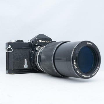 Nikon Nikomat FTN Black + Zoom-Nikkor 80-200mm F4.5 Analoge, Nieuw