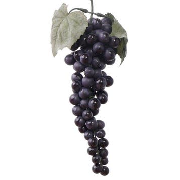 Blauwe kunstfruit druiventros 28 cm - Kunst fruit, Ophalen of Verzenden, Nieuw