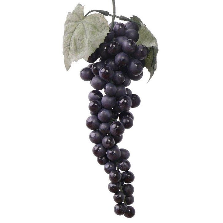 Blauwe kunstfruit druiventros 28 cm - Kunst fruit, Huis en Inrichting, Woonaccessoires | Overige, Ophalen of Verzenden