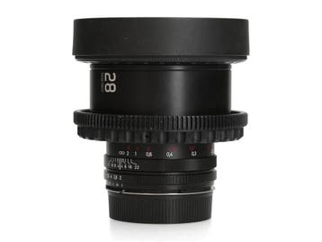 Zeiss Prime Circle XT Cine-Mod 28mm f/2 - Canon EF, Ophalen of Verzenden, Zo goed als nieuw, Canon