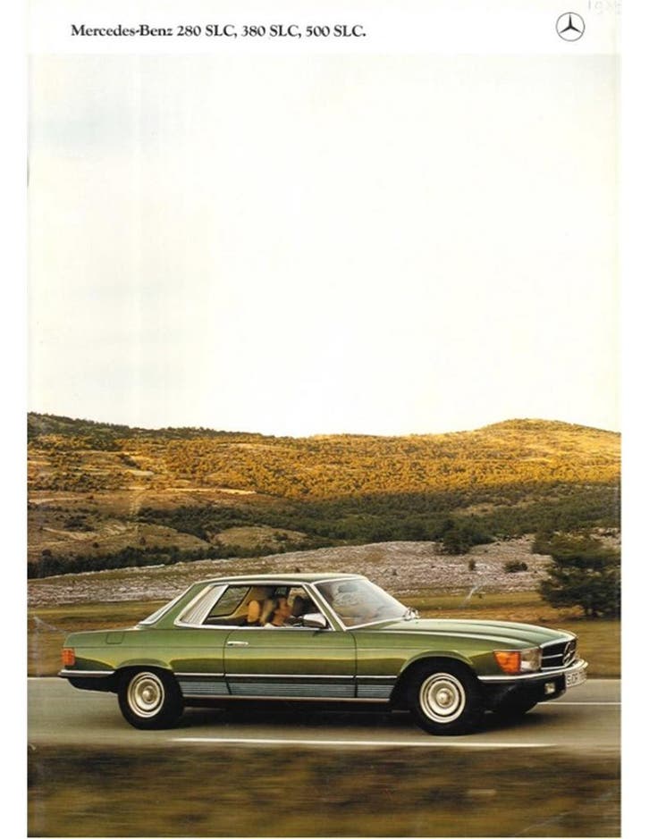 1981 MERCEDES BENZ SLC BROCHURE NEDERLANDS, Boeken, Auto's | Folders en Tijdschriften