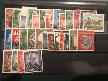 Duitsland, Bondsrepubliek 1952/1953 - Twee volledige, Gestempeld