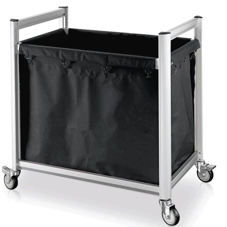Linnenwagen | Aluminium/Polyester | Incl. Waszak | Wielen, Zakelijke goederen, Horeca | Keukenapparatuur, Nieuw in verpakking