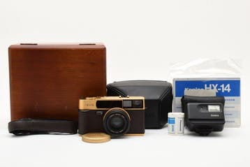 Konica Hexar gold 125 years + HX-14 | Analoge compactcamera, Nieuw