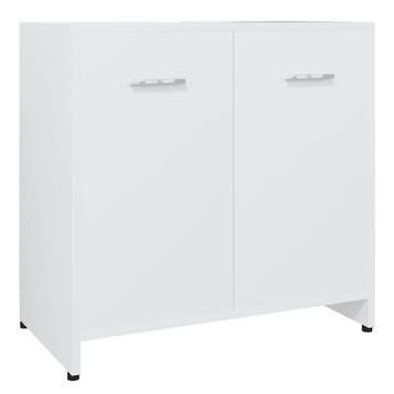 Badkamerkast wit 60cm | Retourdeal - 54% Korting, Huis en Inrichting, Badkamer | Badkamermeubels, (Half)hoge kast, Gebruikt, Minder dan 100 cm