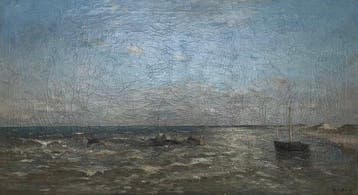 Louis Artan (1837-1890) - Marine, Antiek en Kunst