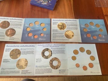 Finland. Year Set (BU) 1999/2001 Trippleset (Zonder