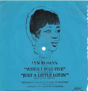 vinyl single 7 inch - Lyn Roman - When I Was Five / Just..., Verzenden, Zo goed als nieuw, 7 inch, Jazz en Blues