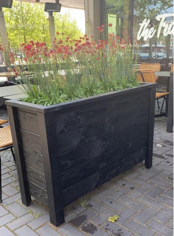 terras afscheiding boombak plantenbak planten tuinset vkt, Tuin en Terras, 100 cm of meer, Nieuw, Ophalen of Verzenden, 60 cm of meer