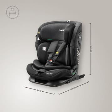 Autostoel - Isofix Autostoeltje - 1-12 jaar - Zwart - Joviki, Verzenden, Zo goed als nieuw