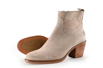 Shabbies Amsterdam Enkellaarzen in maat 40 Beige, Shabbies Amsterdam, Verzenden, Beige, Lage of Enkellaarzen