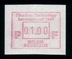 België 1989/1989 - FRAMA ATM Flanders Technology - OBP-COB, Gestempeld