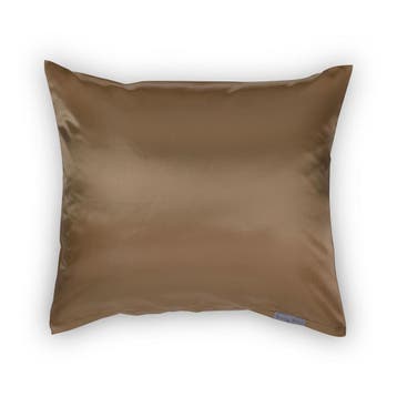 Beauty Pillow  Satijnen Kussensloop  Taupe  60x70 cm, Verzenden, Nieuw