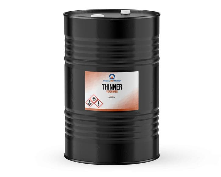 Wmm Chemie Handel Thinner 200 l, vat, Doe-het-zelf en Verbouw, Overige Doe-het-zelf en Verbouw, Nieuw, Verzenden