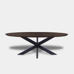 Tafel Ovaal Eikenhout  Matrix  200x100, Huis en Inrichting, Tafels | Eettafels, Nieuw