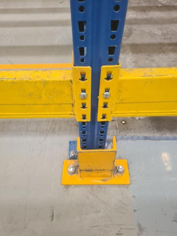 Nedcon palletstelling staander 8100x1100 (100x65) mm blauw,, Ophalen of Verzenden